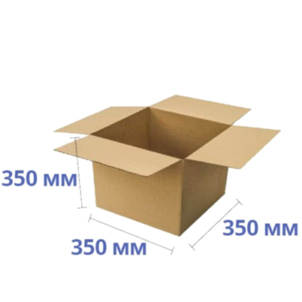 Гофроящик 350*350*350 мм, бурий
