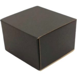 Коробка самозбірна 90*90*60 мм, чорна. Photo 2