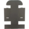 Коробка самозбірна 90*90*60 мм, чорна