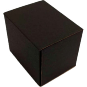 Коробка самозбірна 114*95*100 мм, чорна. Photo 2