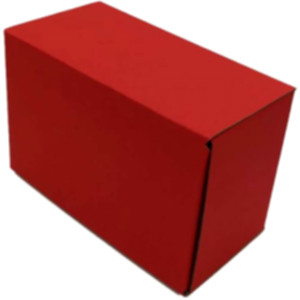 Коробка самозбірна 160*85*110 мм, червона. Photo 2