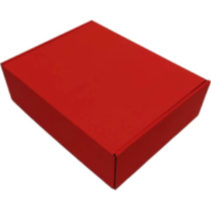 Коробка самозбірна 300*240*90 мм, червона. Photo 2