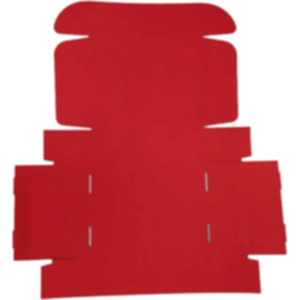 Коробка самозбірна 300*240*90 мм, червона. Photo 3