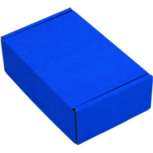 Коробка самозбірна 150*100*50 мм, синя. Photo 2