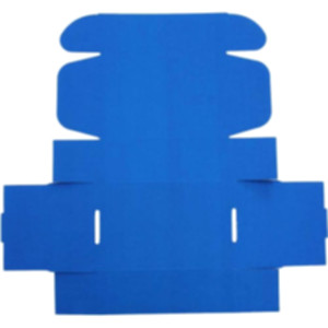 Коробка самозбірна 150*100*50 мм, синя. Photo 3