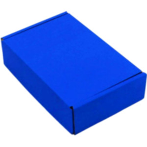 Коробка самозбірна 175*115*45 мм, синя. Photo 2