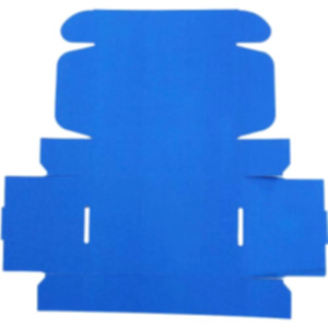 Коробка самозбірна 175*115*45 мм, синя. Photo 3