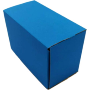 Коробка самозбірна 160*85*110 мм, синя. Photo 2