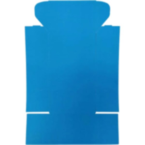 Коробка самозбірна 160*85*110 мм, синя. Photo 3