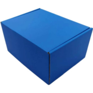 Коробка самозбірна 190*150*100 мм, синя. Photo 2