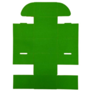 Коробка самозбірна 90*90*60 мм, зелена. Photo 3