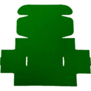 Коробка самозбірна 150*100*50 мм, зелена. Photo 3