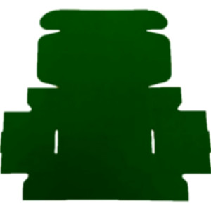 Коробка самозбірна 175*115*45 мм, зелена. Photo 3