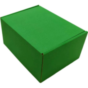 Коробка самозбірна 190*150*100 мм, зелена. Photo 2