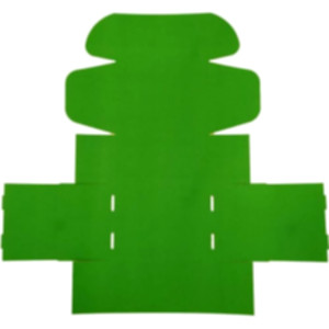 Коробка самозбірна 190*150*100 мм, зелена. Photo 3