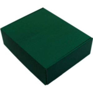 Коробка самозбірна 300*240*90 мм, зелена. Photo 2