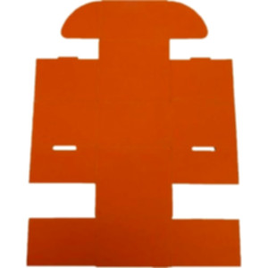 Коробка самозбірна 90*90*60 мм, помаранчева. Photo 3