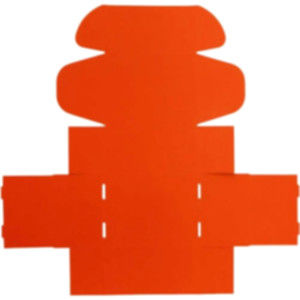 Коробка самозбірна 190*150*100 мм, помаранчева. Photo 3