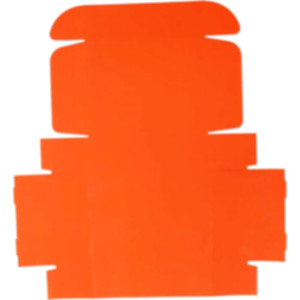 Коробка самозбірна 300*240*90 мм, помаранчева. Photo 3