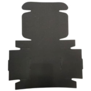 Коробка самозбірна 120*120*35 мм, чорна. Photo 3