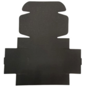 Коробка самозбірна 160*140*60 мм, чорна. Photo 3