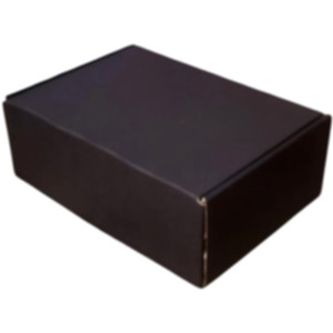 Коробка самозбірна 220*160*80 мм, чорна. Photo 2