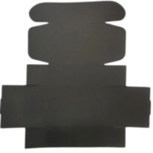 Коробка самозбірна 220*160*80 мм, чорна. Photo 3