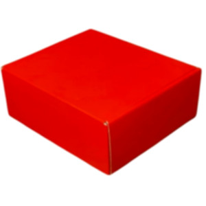 Коробка самозбірна 160*140*60 мм, червона. Photo 2