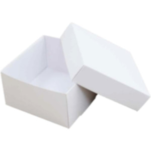 Коробка подарочная 90*90*50 мм, белая. Photo 2 Коробка подарочная 90*90*50 мм, белая. Photo 2