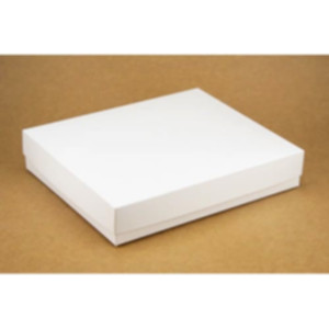 Коробка подарочная 280*230*50 мм, белая. Photo 2 Коробка подарочная 280*230*50 мм, белая. Photo 2