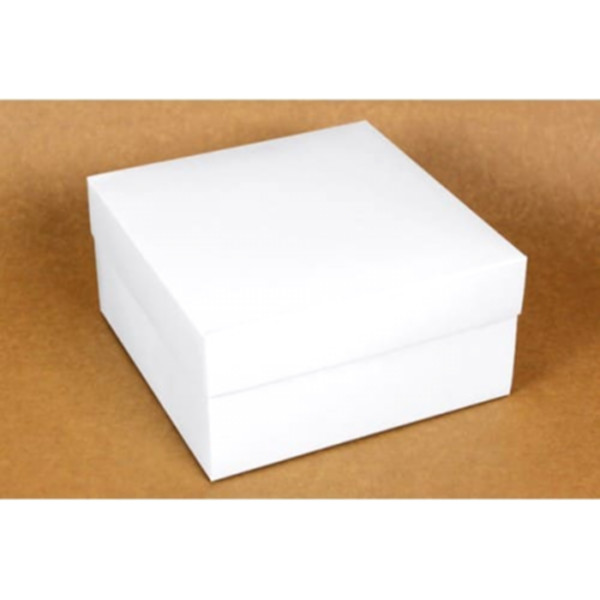 Коробка подарочная 200*200*100 мм, белая