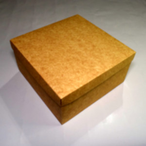Коробка подарункова 200*200*100 мм, крафт. Photo 2