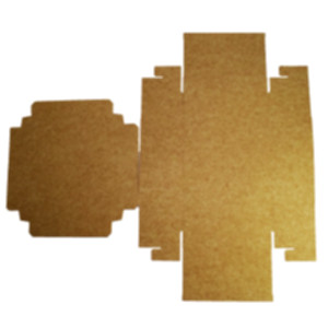 Коробка подарункова 200*200*100 мм, крафт. Photo 3