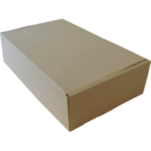 Коробка самозбірна 370*210*90 мм, бура. Photo 2