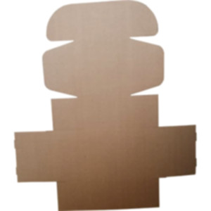 Коробка самозбірна 205*205*125 мм, бура. Photo 3