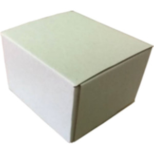 Коробка самозбірна 90*90*60 мм, біла. Photo 2