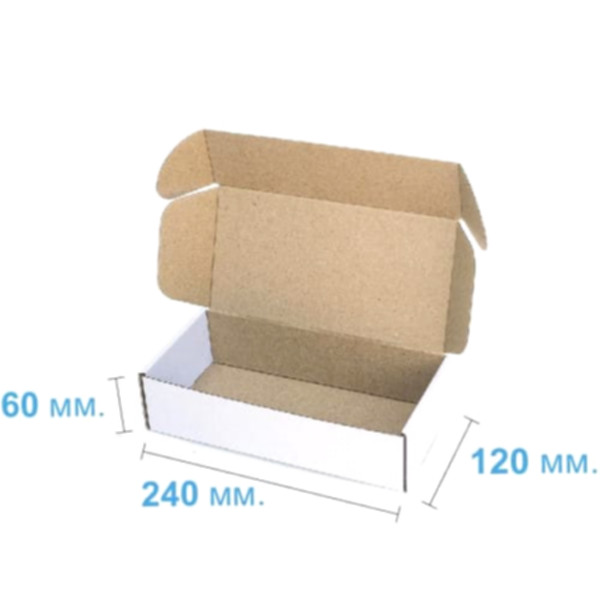 Коробка самосборная 250*170*80 мм, белая