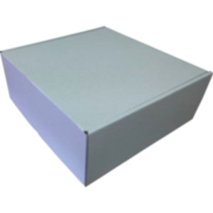 Коробка самосборная 250*250*100 мм, белая. Photo 2