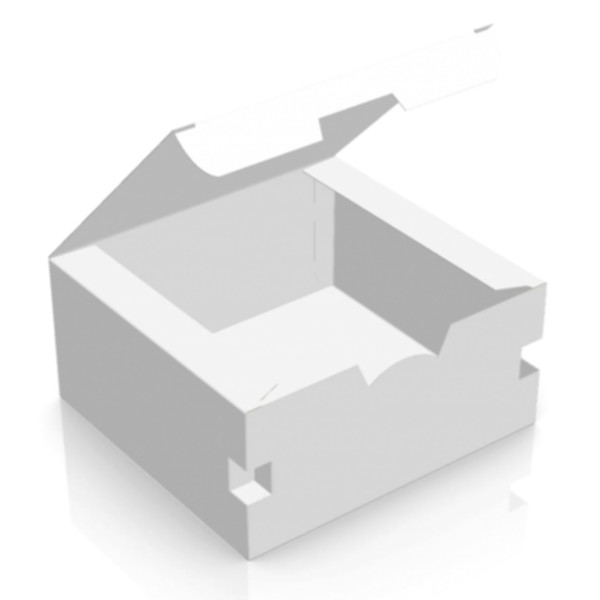 Коробка подарункова 130*120*60 мм, біла