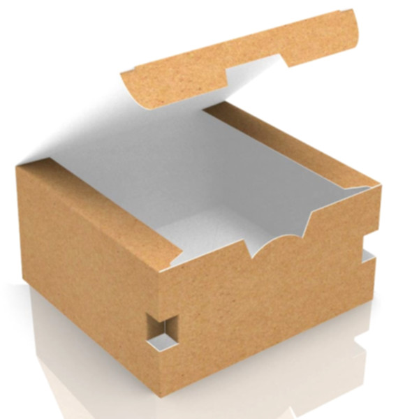 Коробка подарункова 130*120*60 мм, крафт