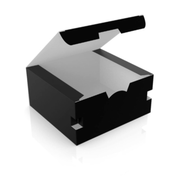 Коробка подарункова 130*120*60 мм, чорна