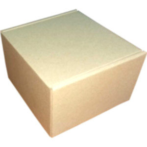 Коробка самосборная 150*150*95 мм, бурая. Photo 2