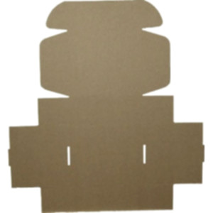 Коробка самосборная 160*140*60 мм, бурая. Photo 3