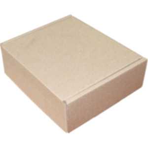Коробка самосборная 130*130*50 мм, бурая. Photo 2