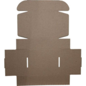 Коробка самосборная 130*130*50 мм, бурая. Photo 3