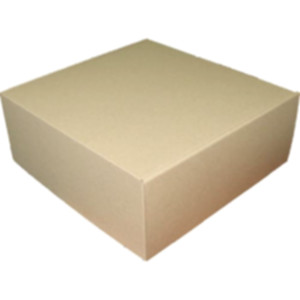 Коробка самосборная 330*330*130 мм, бурая. Photo 2