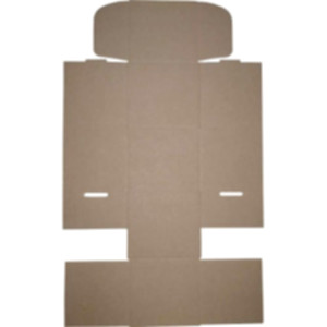 Коробка самозбірна 80*80*80 мм, бура. Photo 3