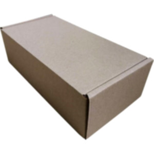 Коробка самосборная 195*100*60, мм, бурая. Photo 2