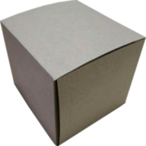 Коробка самосборная 150*150*140 мм, бурая. Photo 2