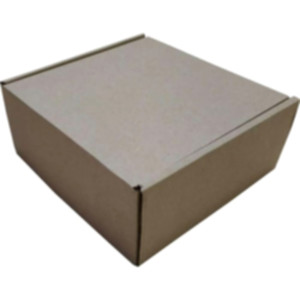 Коробка самосборная 160*160*70, мм, бурая. Photo 2